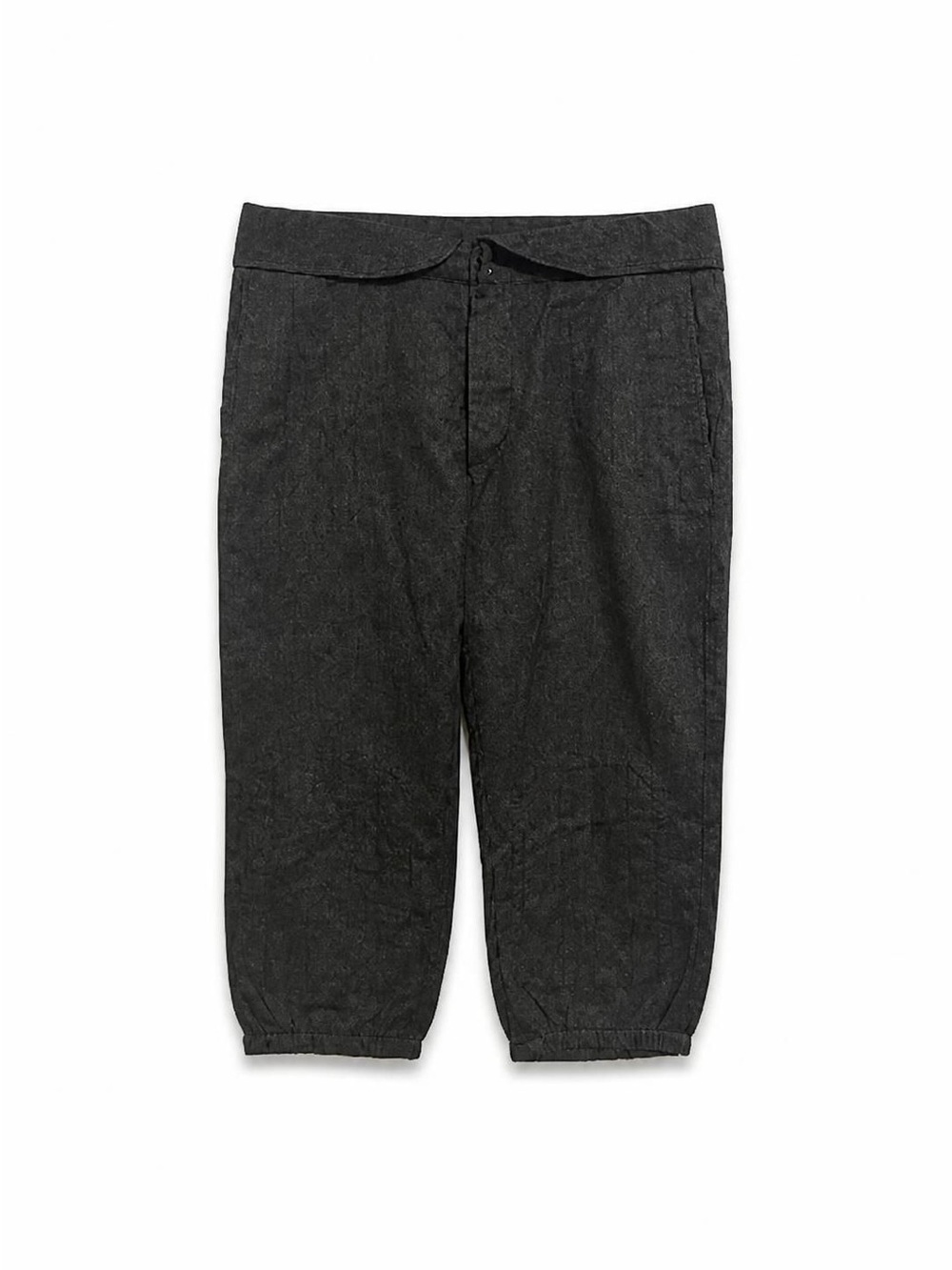 Engineered Garments Men's Charcoal Relaxed Crop Wool Pants, W34